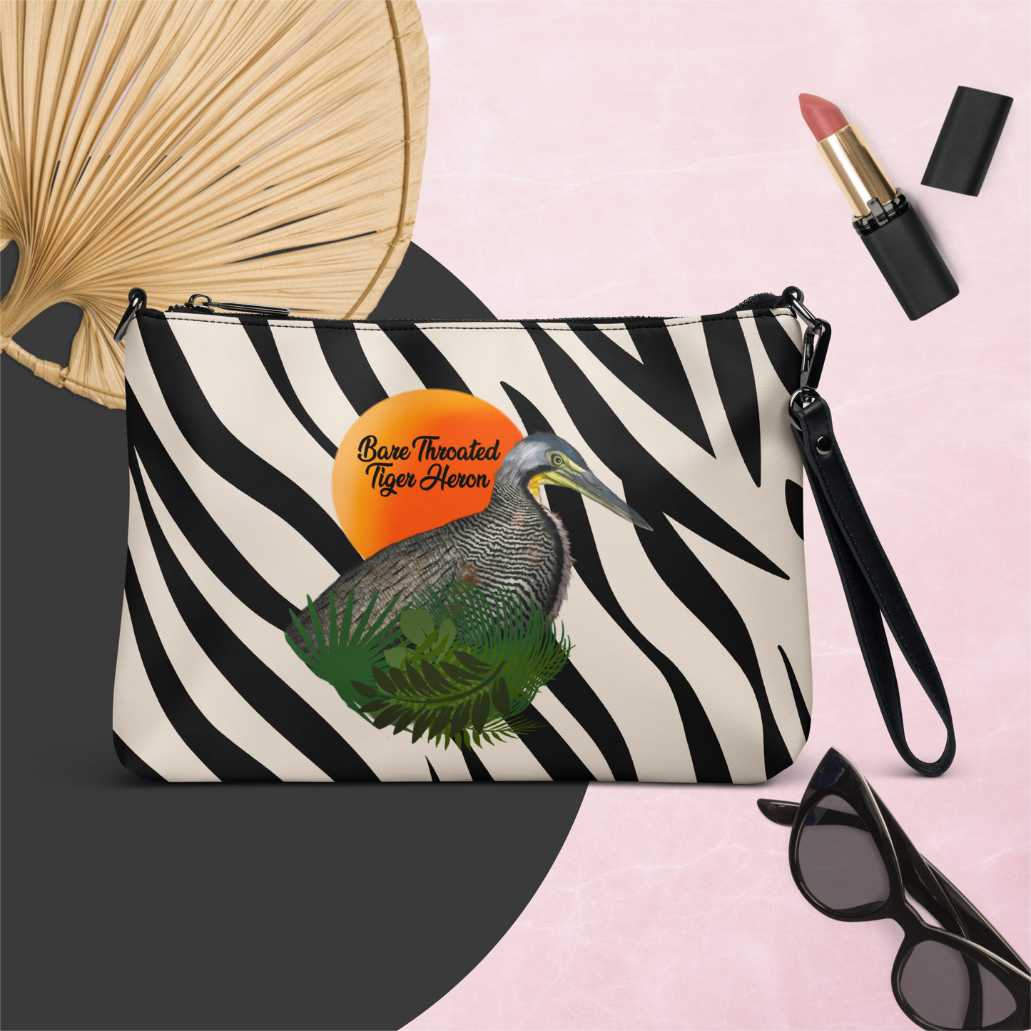 Bare Throated Tiger Heron - Crossbody bag