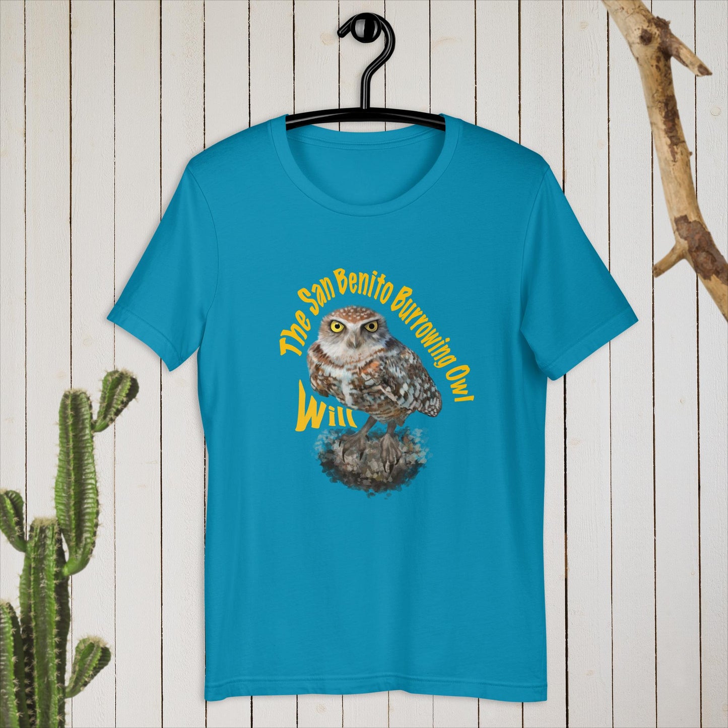 "Will" The San Benito Burrowing Owl - Men's t-shirt