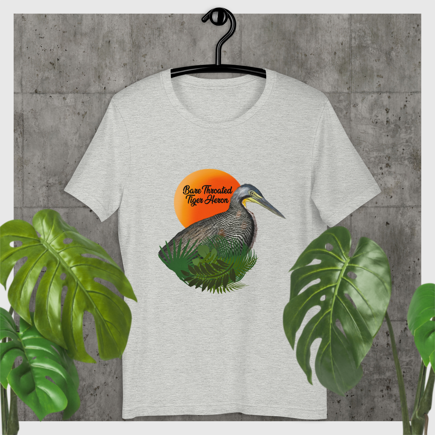 Bare Throated Tiger Heron - Men's  t-shirt