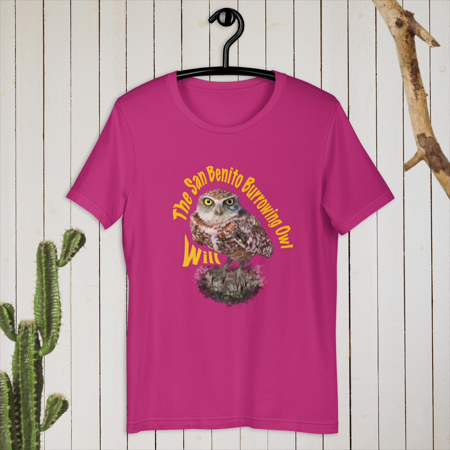 "Will" The San Benito Burrowing Owl - Men's t-shirt