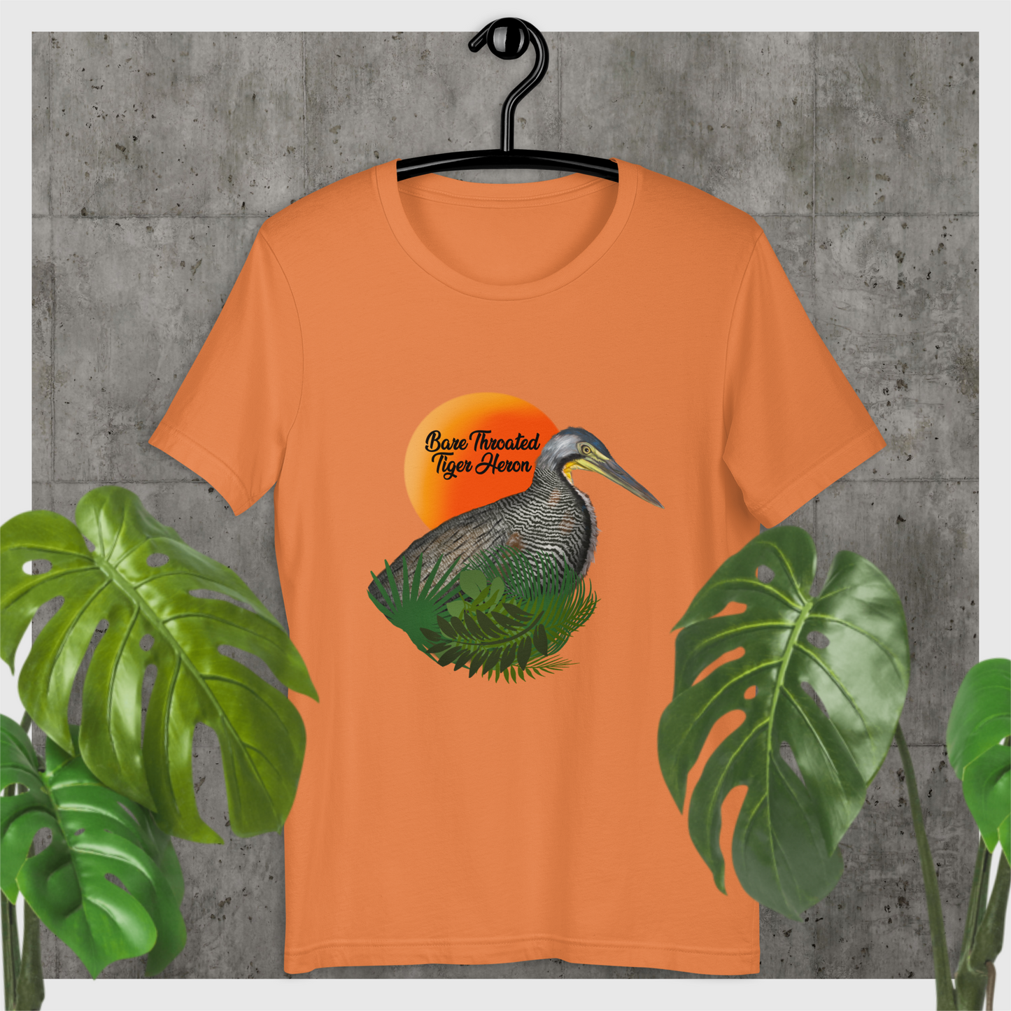 Bare Throated Tiger Heron - Men's  t-shirt