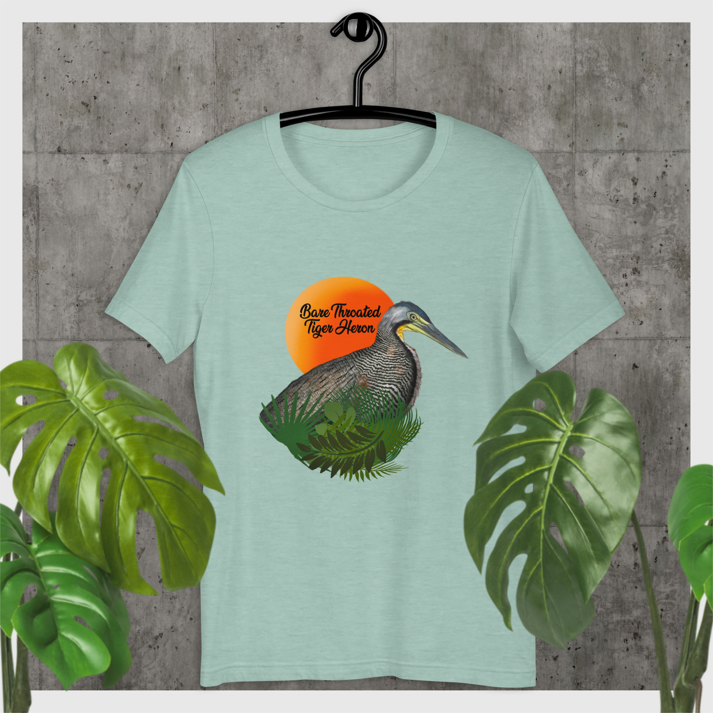 Bare Throated Tiger Heron - Men's  t-shirt