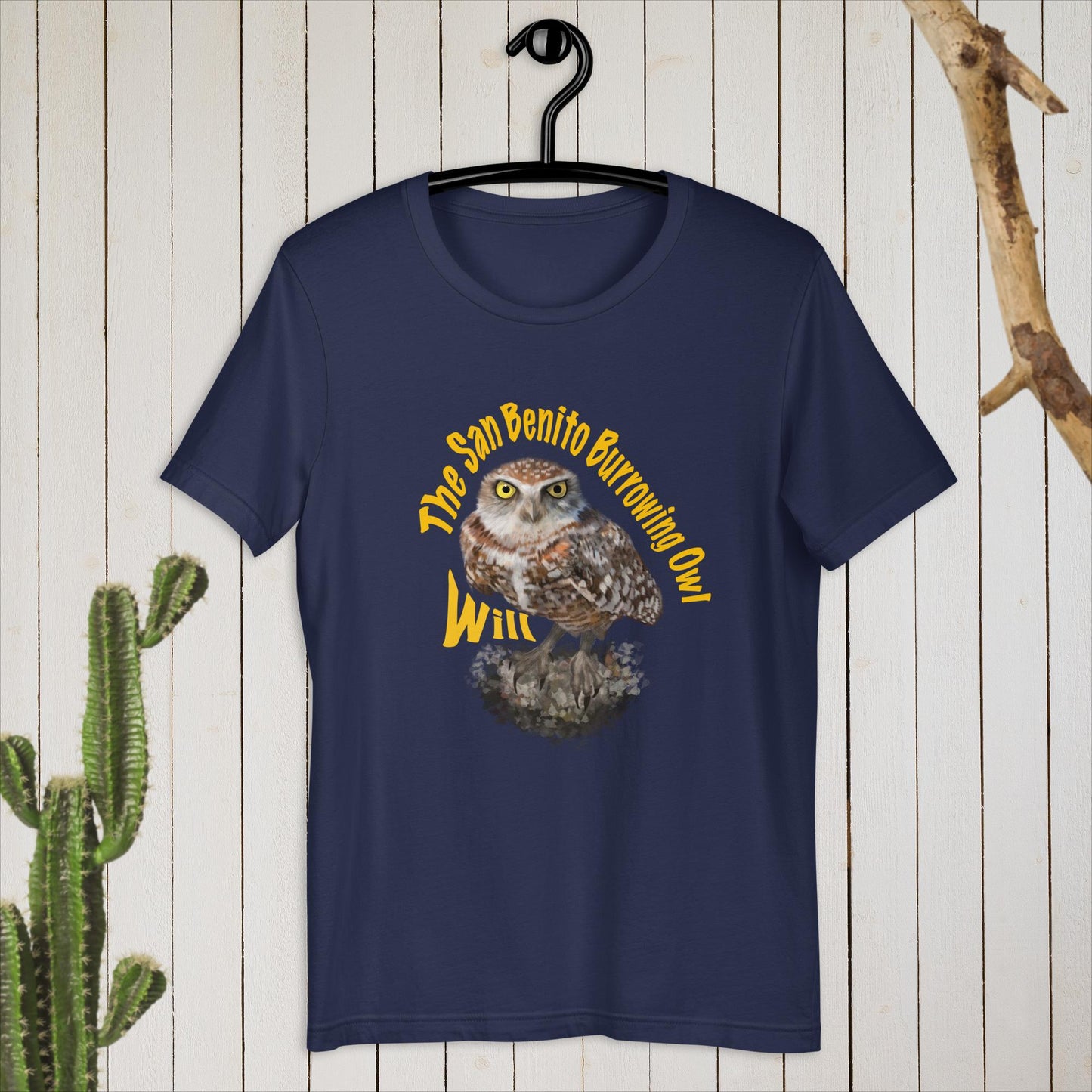 "Will" The San Benito Burrowing Owl - Men's t-shirt