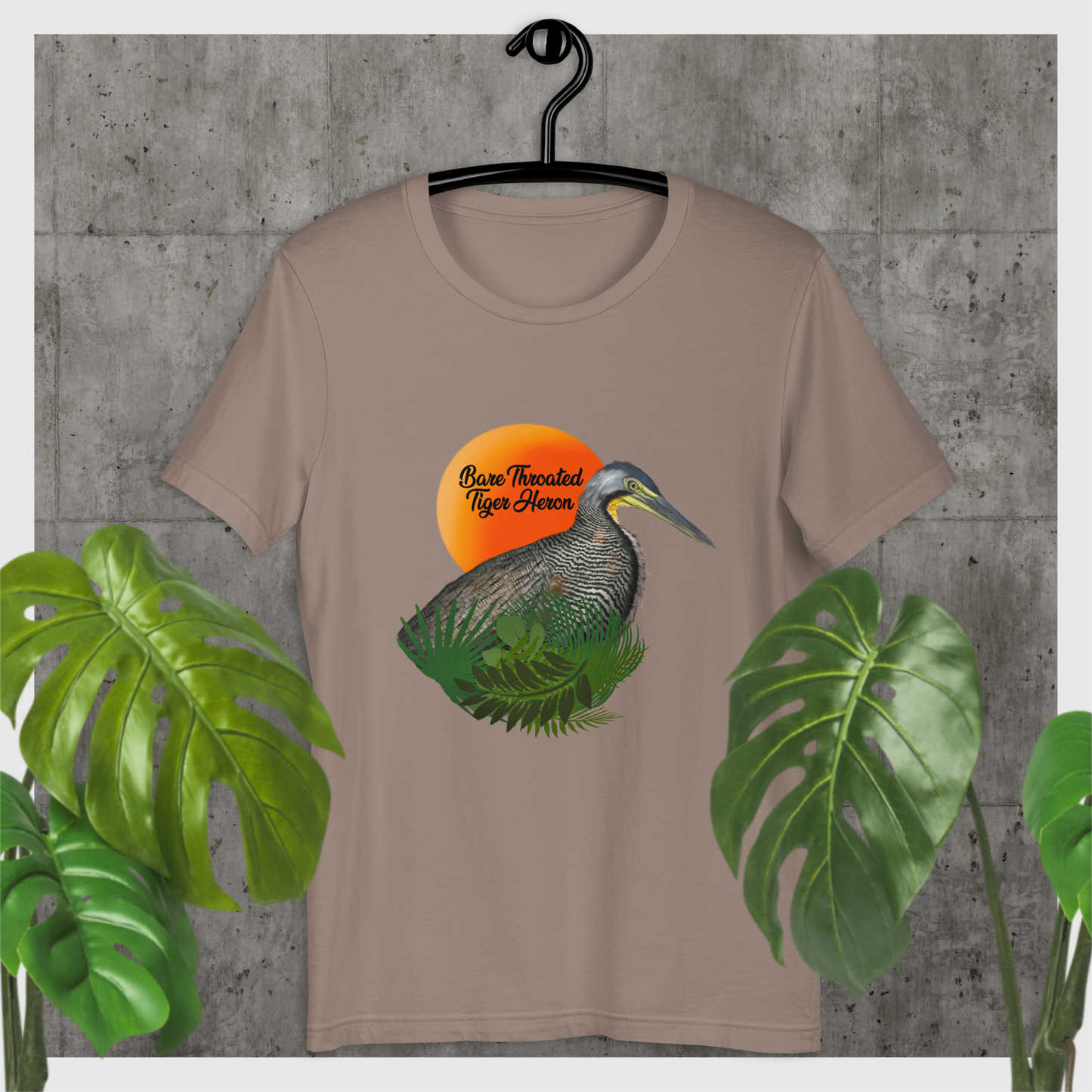 Bare Throated Tiger Heron - Men's  t-shirt