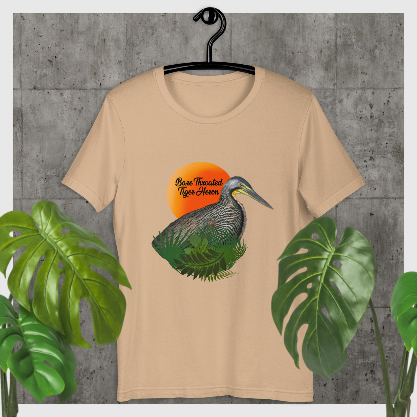 Bare Throated Tiger Heron - Men's  t-shirt