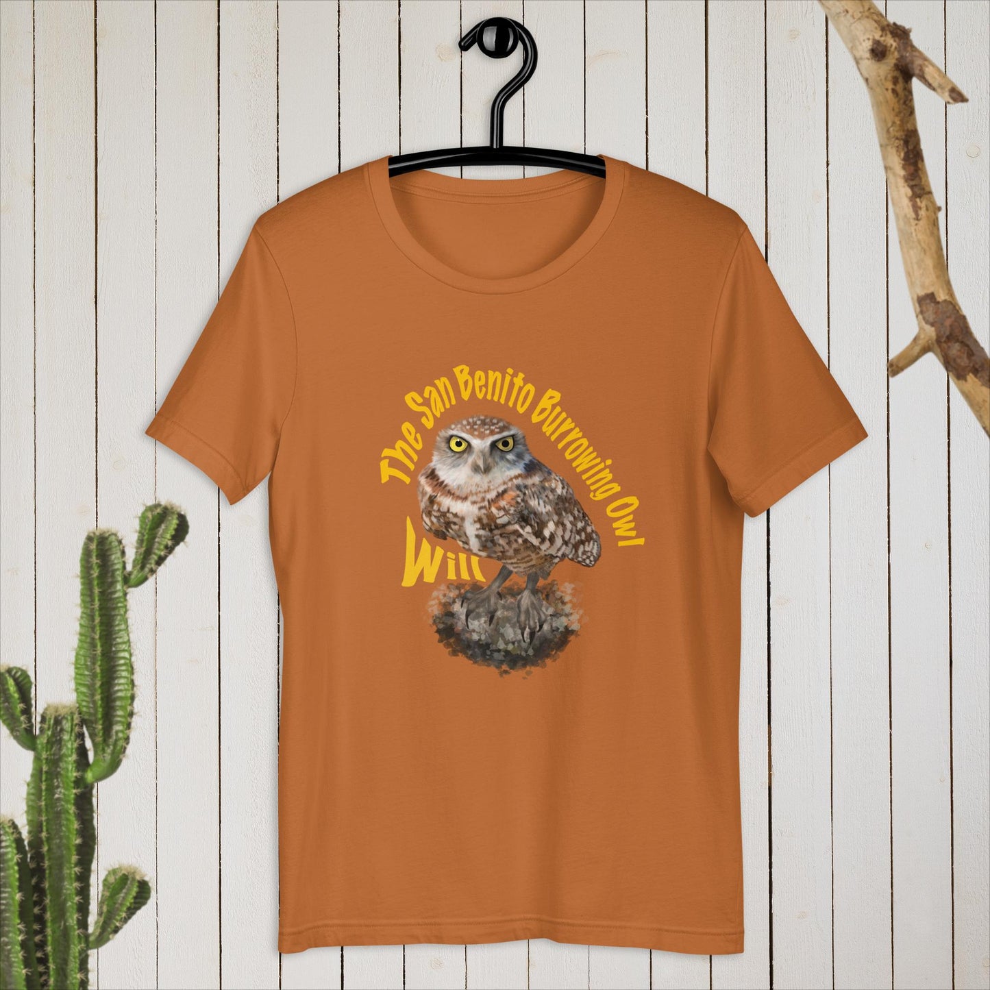 "Will" The San Benito Burrowing Owl - Men's t-shirt