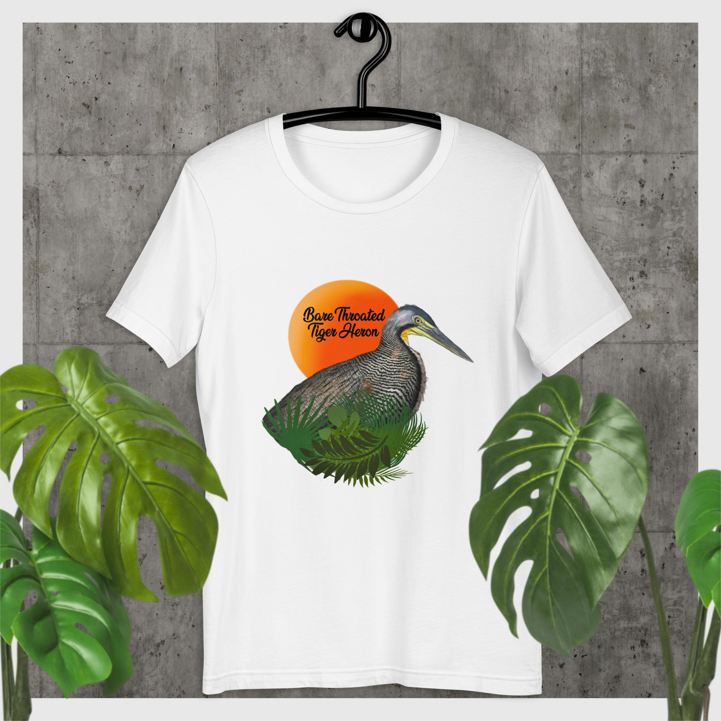 Bare Throated Tiger Heron - Men's  t-shirt