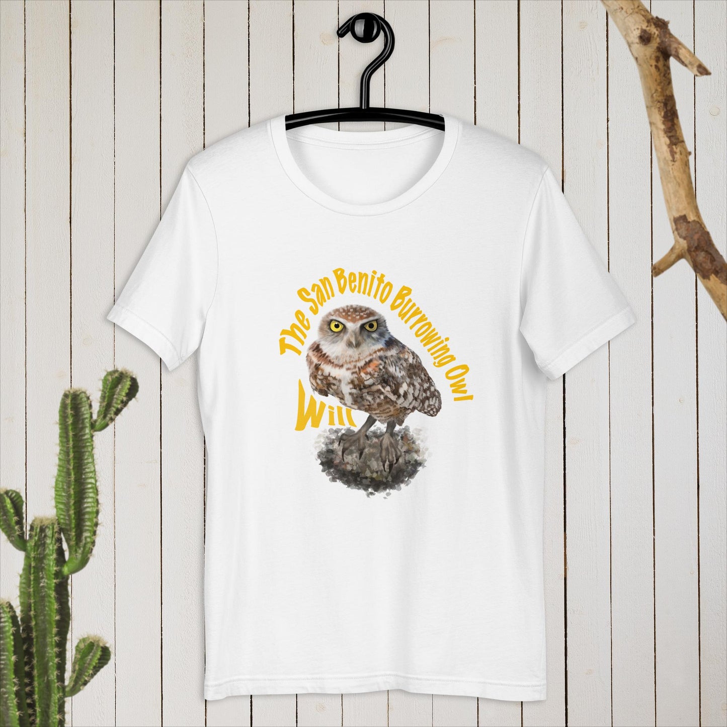 "Will" The San Benito Burrowing Owl - Men's t-shirt