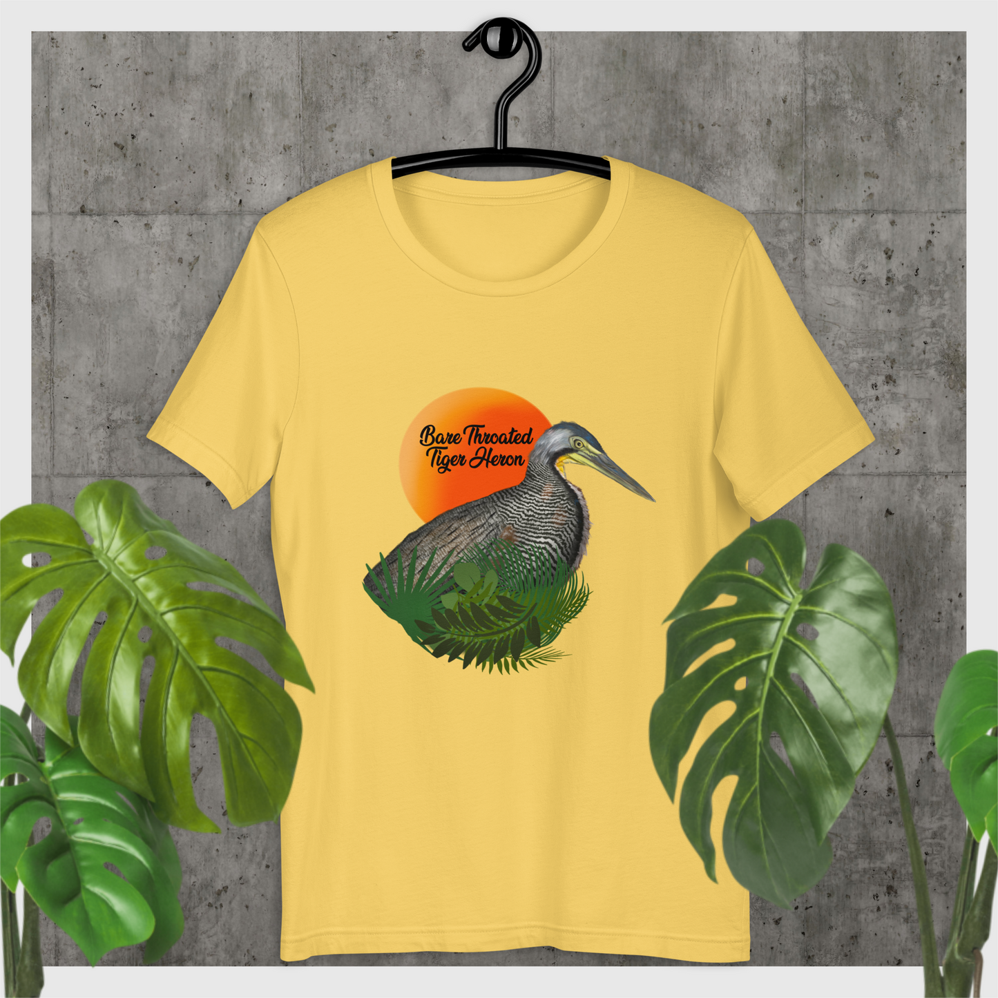 Bare Throated Tiger Heron - Men's  t-shirt