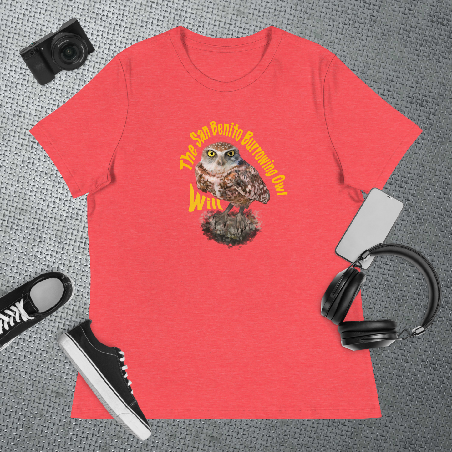 "Will" The San Benito Burrowing Owl - Women's Relaxed T-Shirt