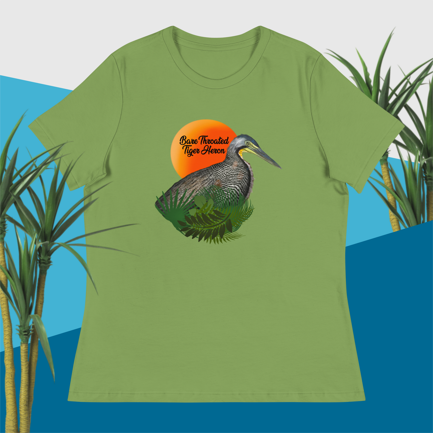 Bare Throated Tiger Heron - Women's Relaxed T-Shirt