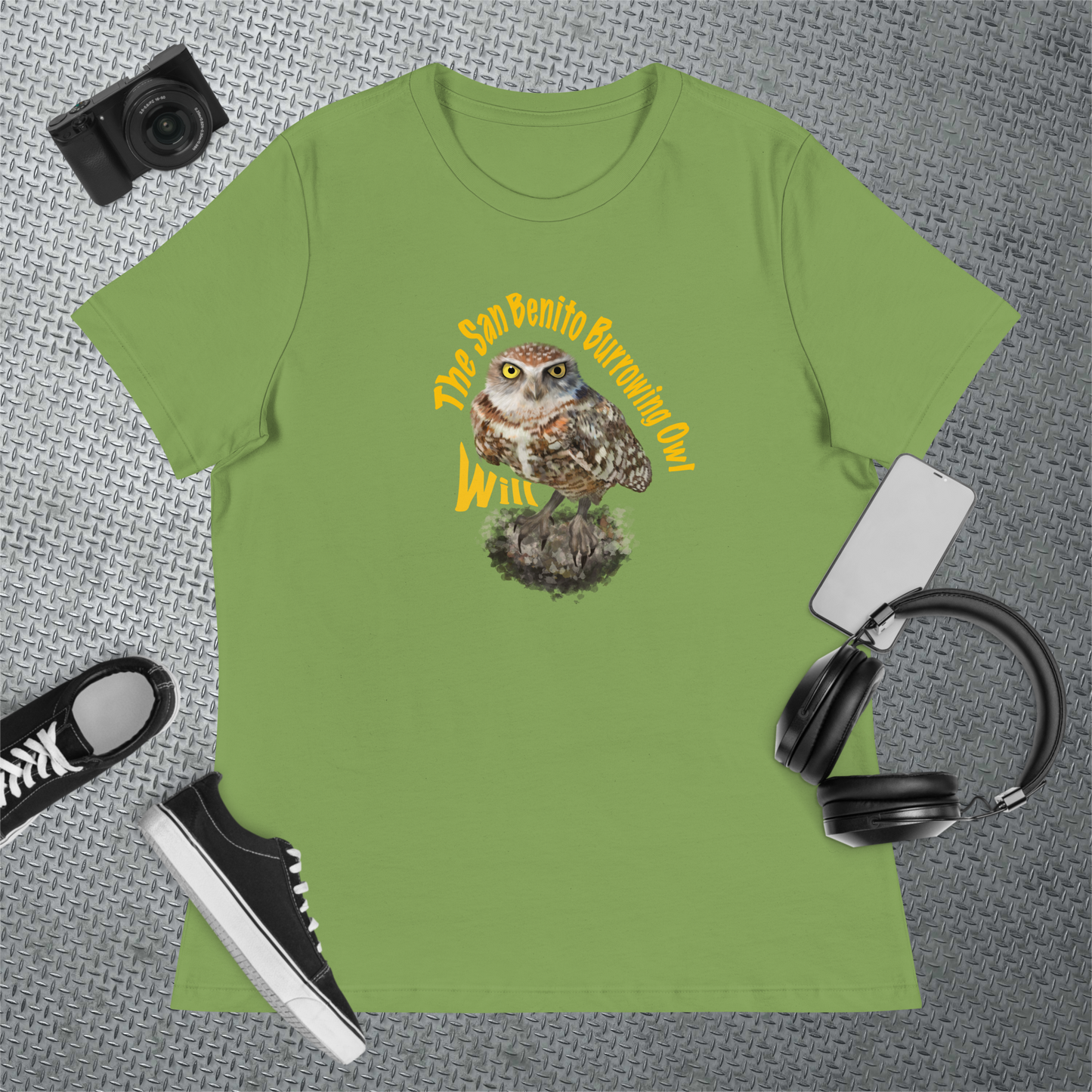 "Will" The San Benito Burrowing Owl - Women's Relaxed T-Shirt