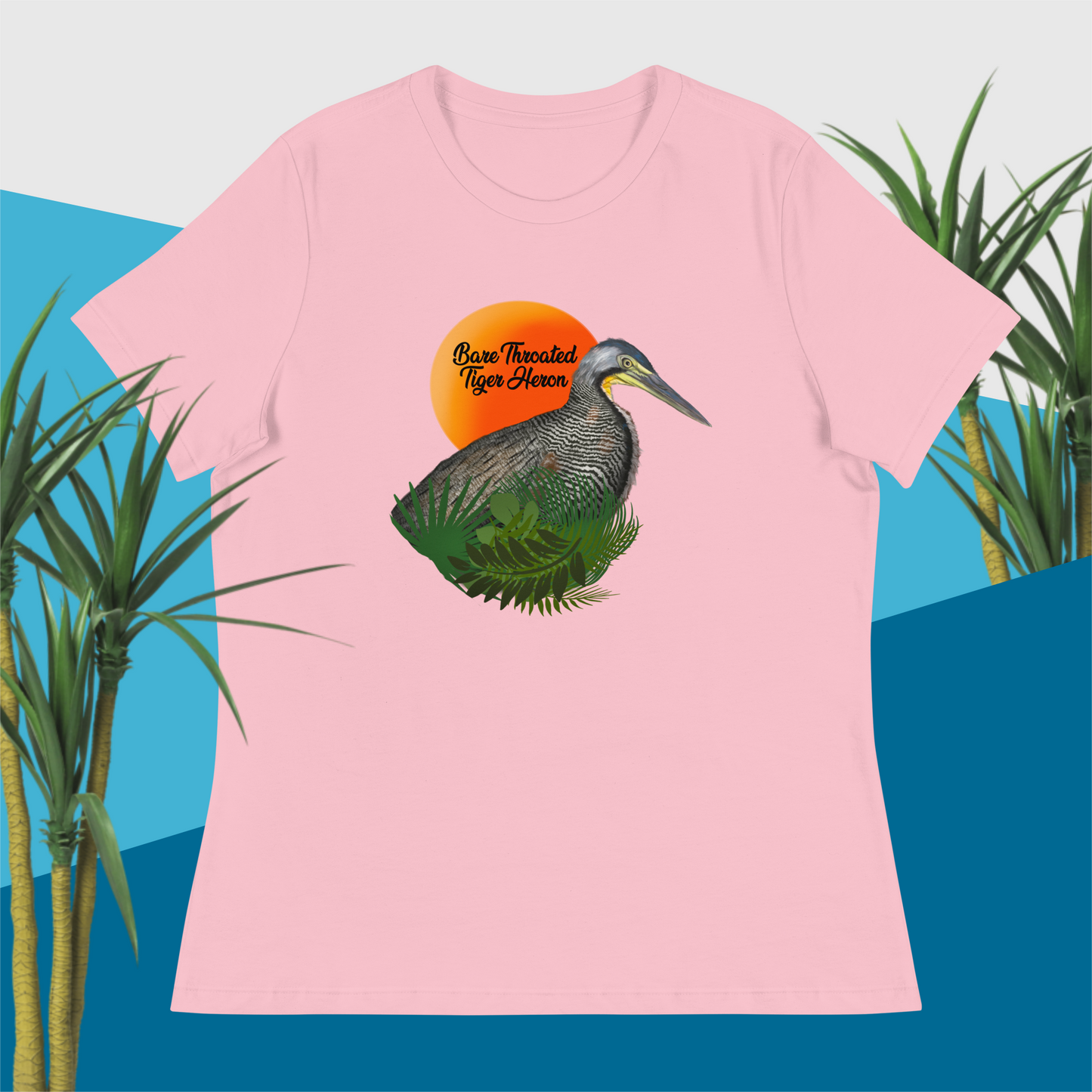 Bare Throated Tiger Heron - Women's Relaxed T-Shirt