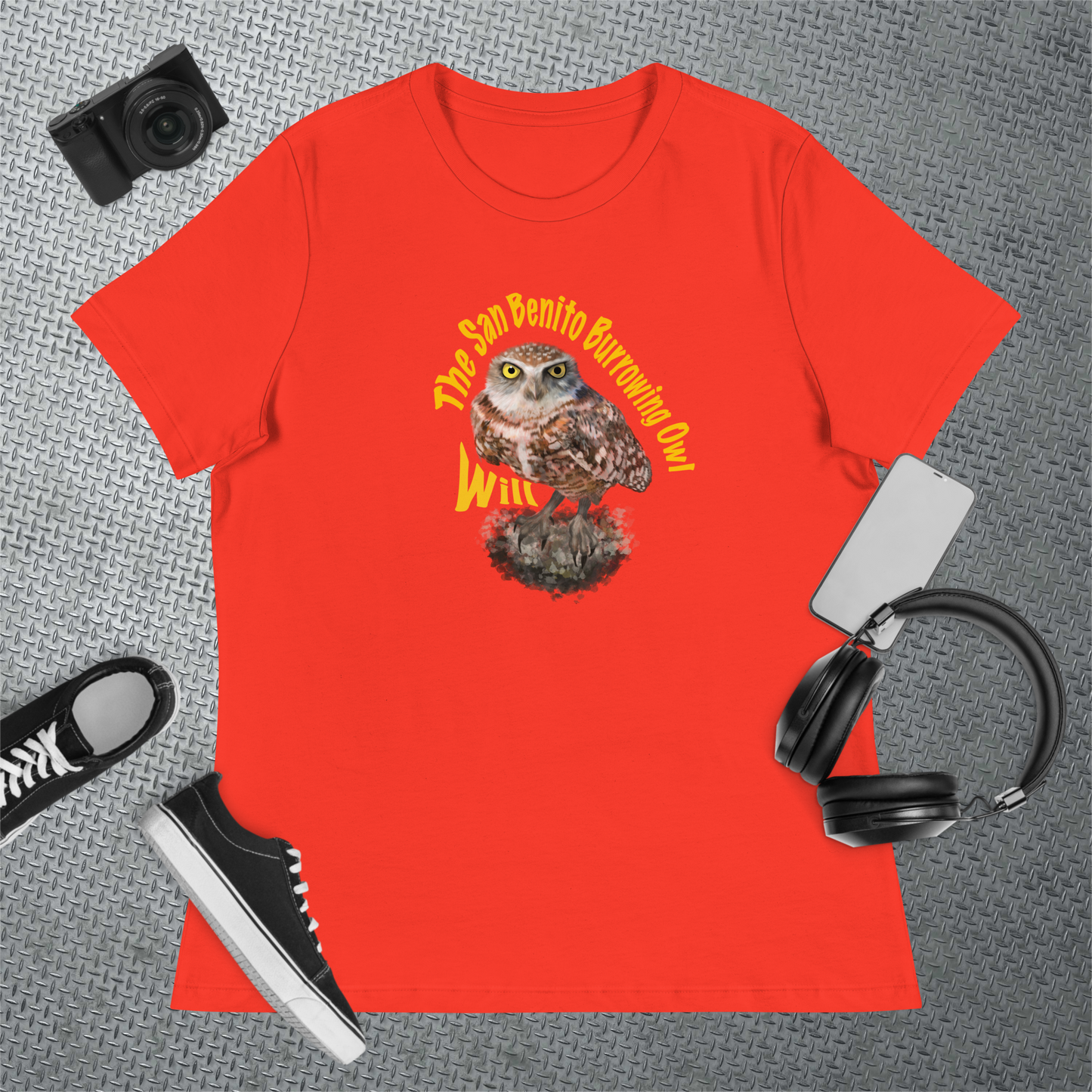 "Will" The San Benito Burrowing Owl - Women's Relaxed T-Shirt