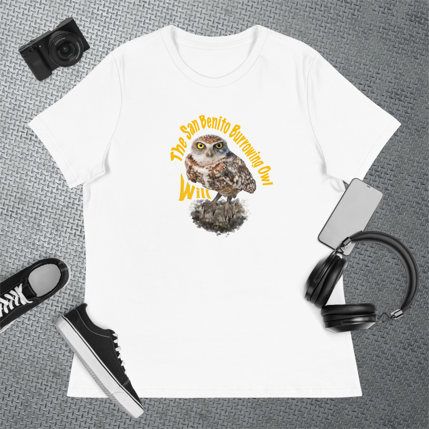 "Will" The San Benito Burrowing Owl - Women's Relaxed T-Shirt